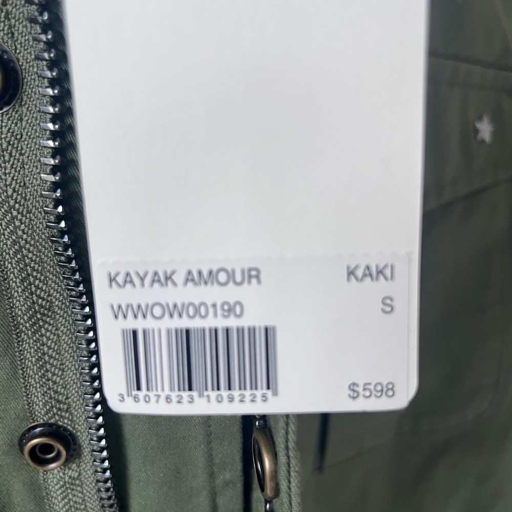 Zadig & Voltaire Olive Green Utility Jacket - Picture 9 of 14